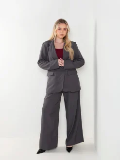 Blazer alfaiataria cruzado