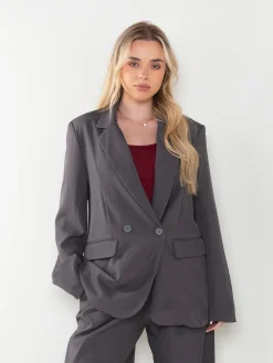 Blazer alfaiataria cruzado