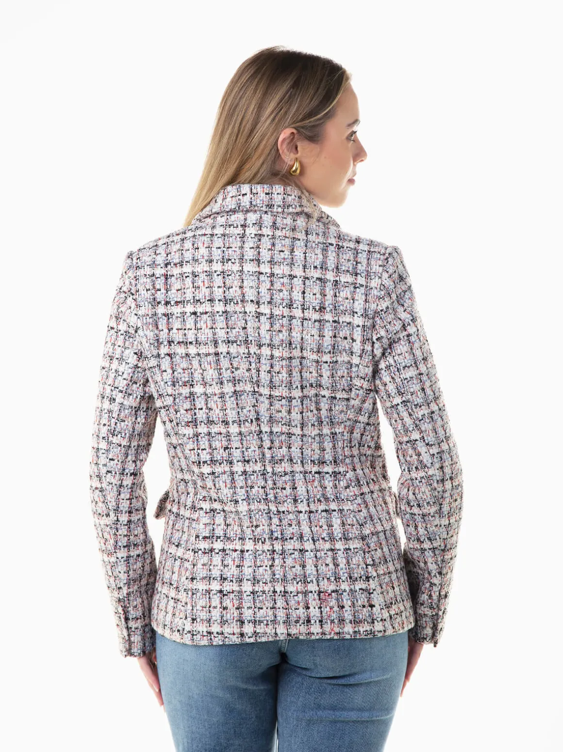 Blazer assertoado pérola
