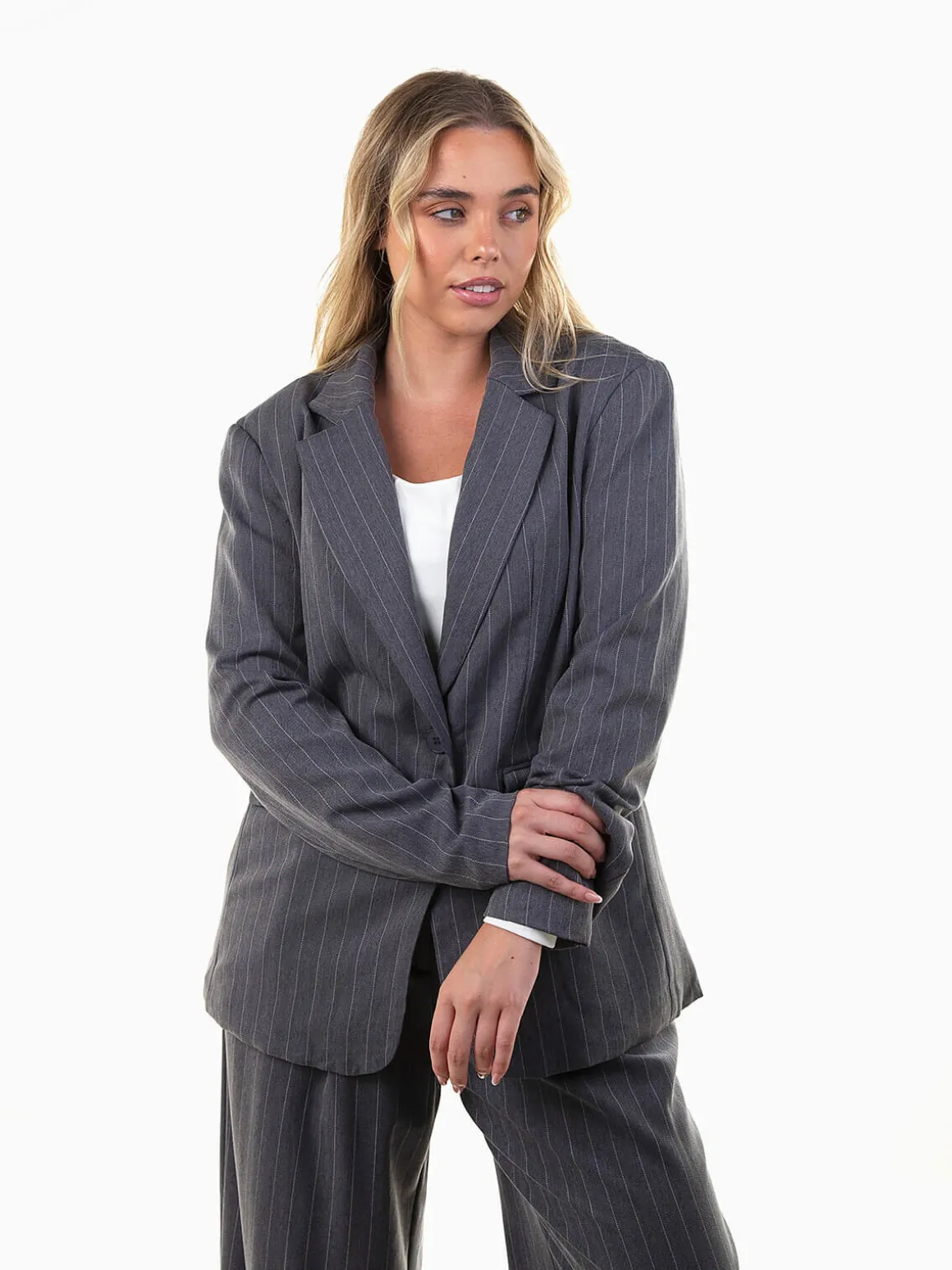 Blazer com riscas diplomáticas