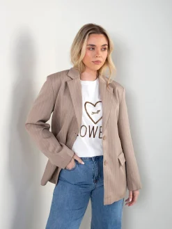 Blazer com riscas diplomáticas