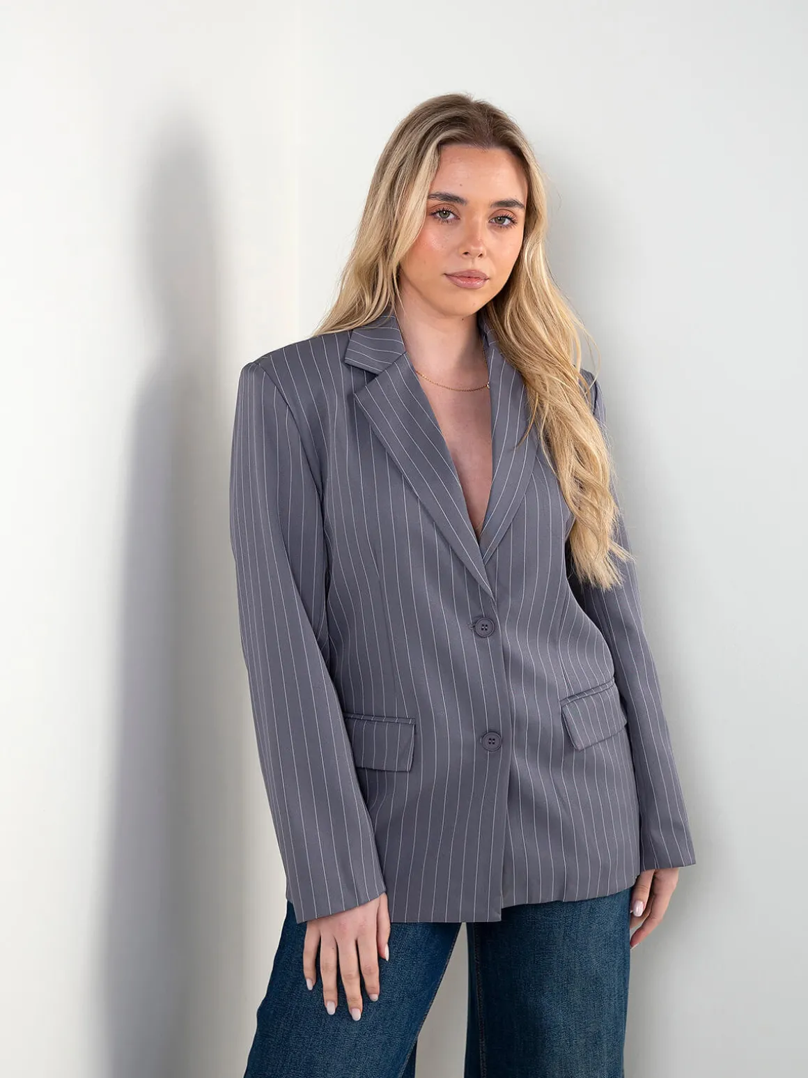 Blazer com riscas diplomáticas