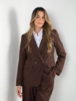 Blazer de alfaiataria com botões