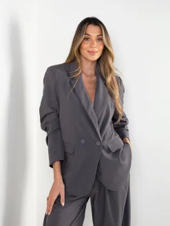 Blazer de alfaiataria com botões