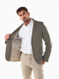 Blazer verde slim fit