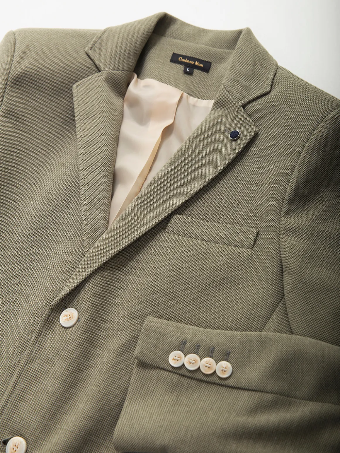 Blazer verde slim fit