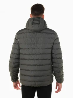 Blusão acolchoado com capuz