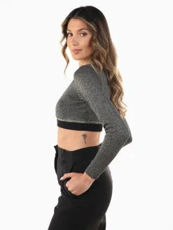 Bolero malha brilhante