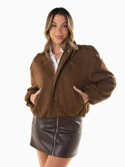 Bomber efeito camurça