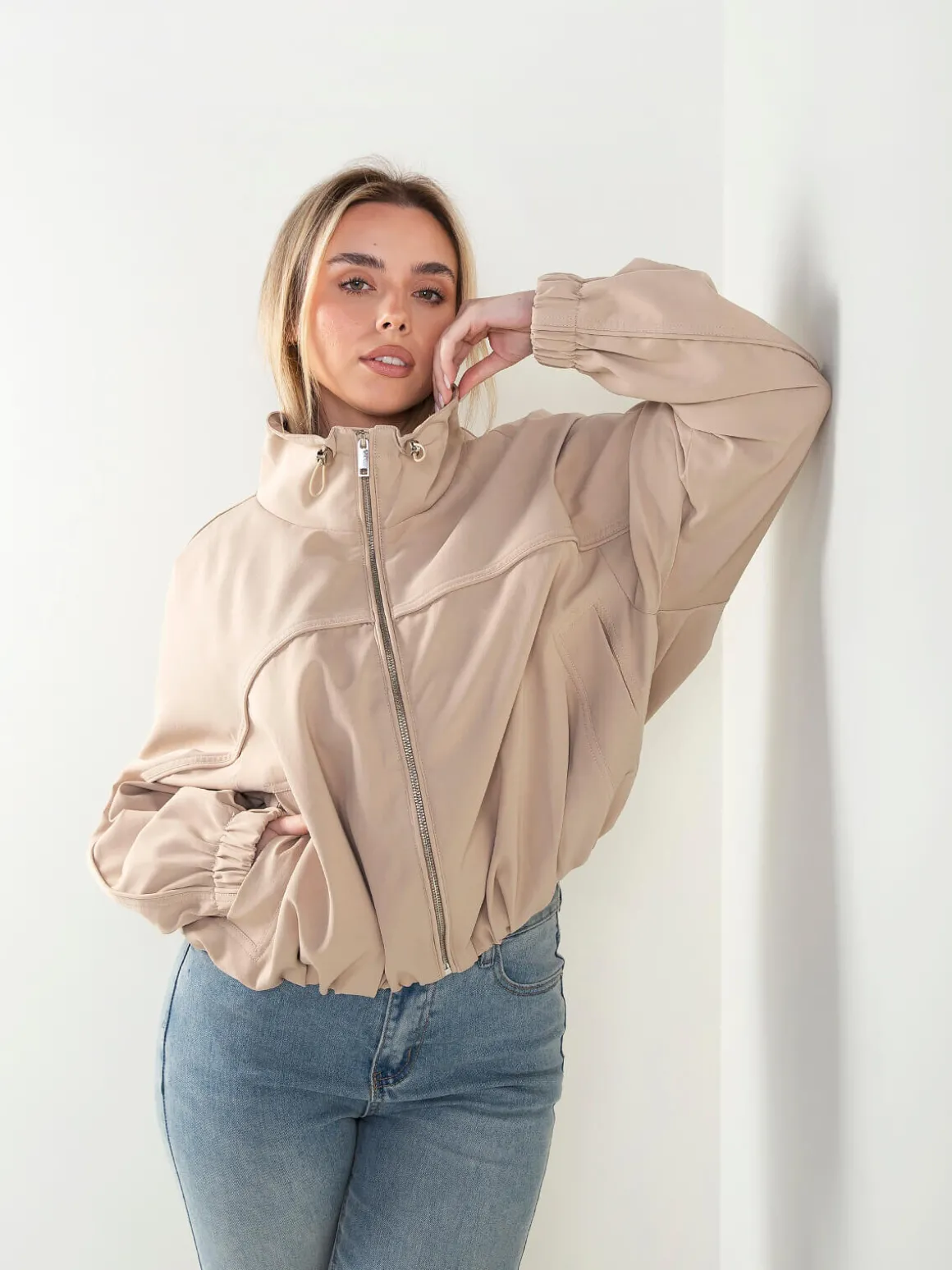 Bomber oversized gola alta