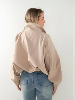 Bomber oversized gola alta