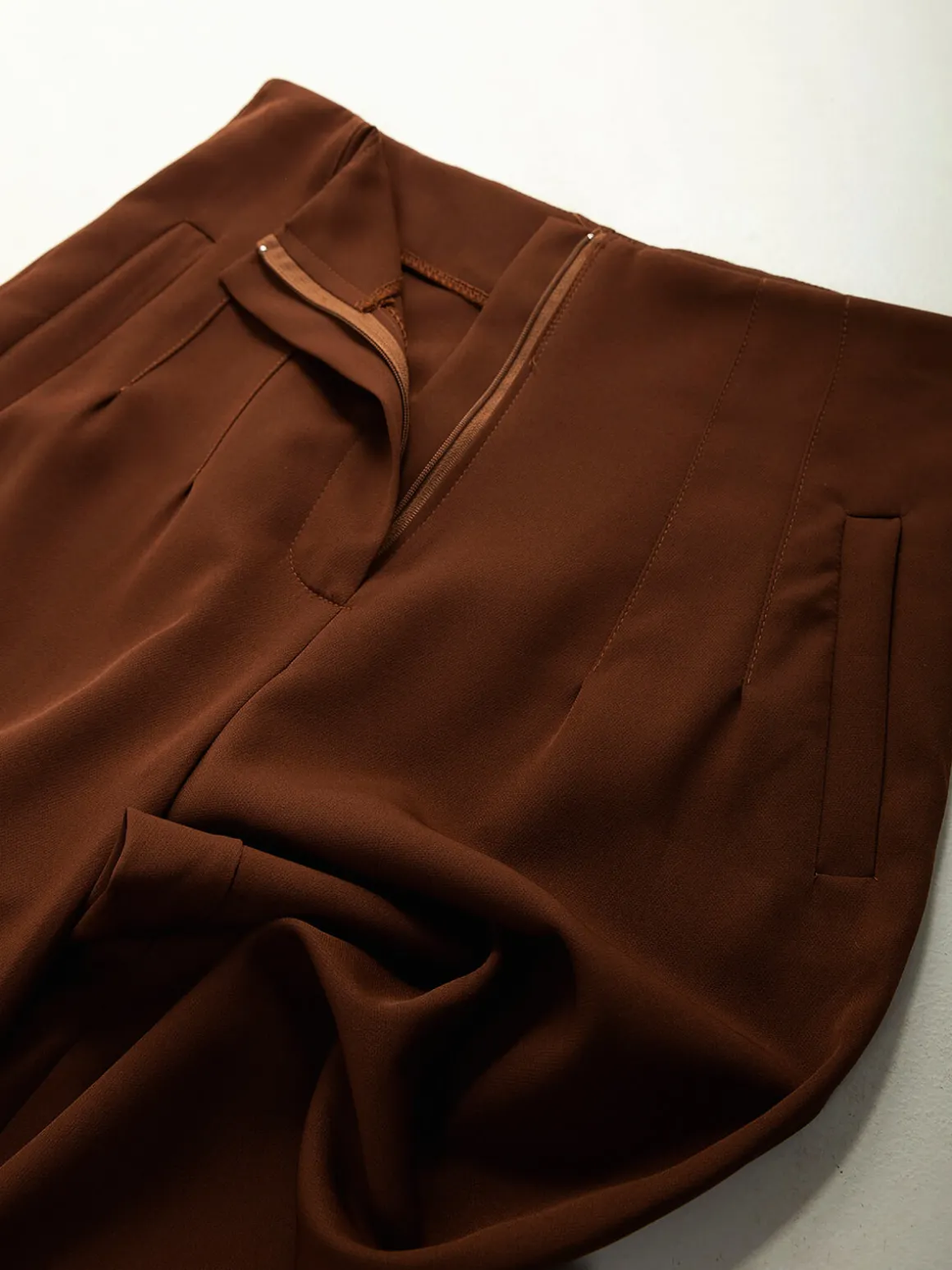 Calças alfaiataria de cintura alta