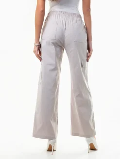 Calças cargo tecido elástico