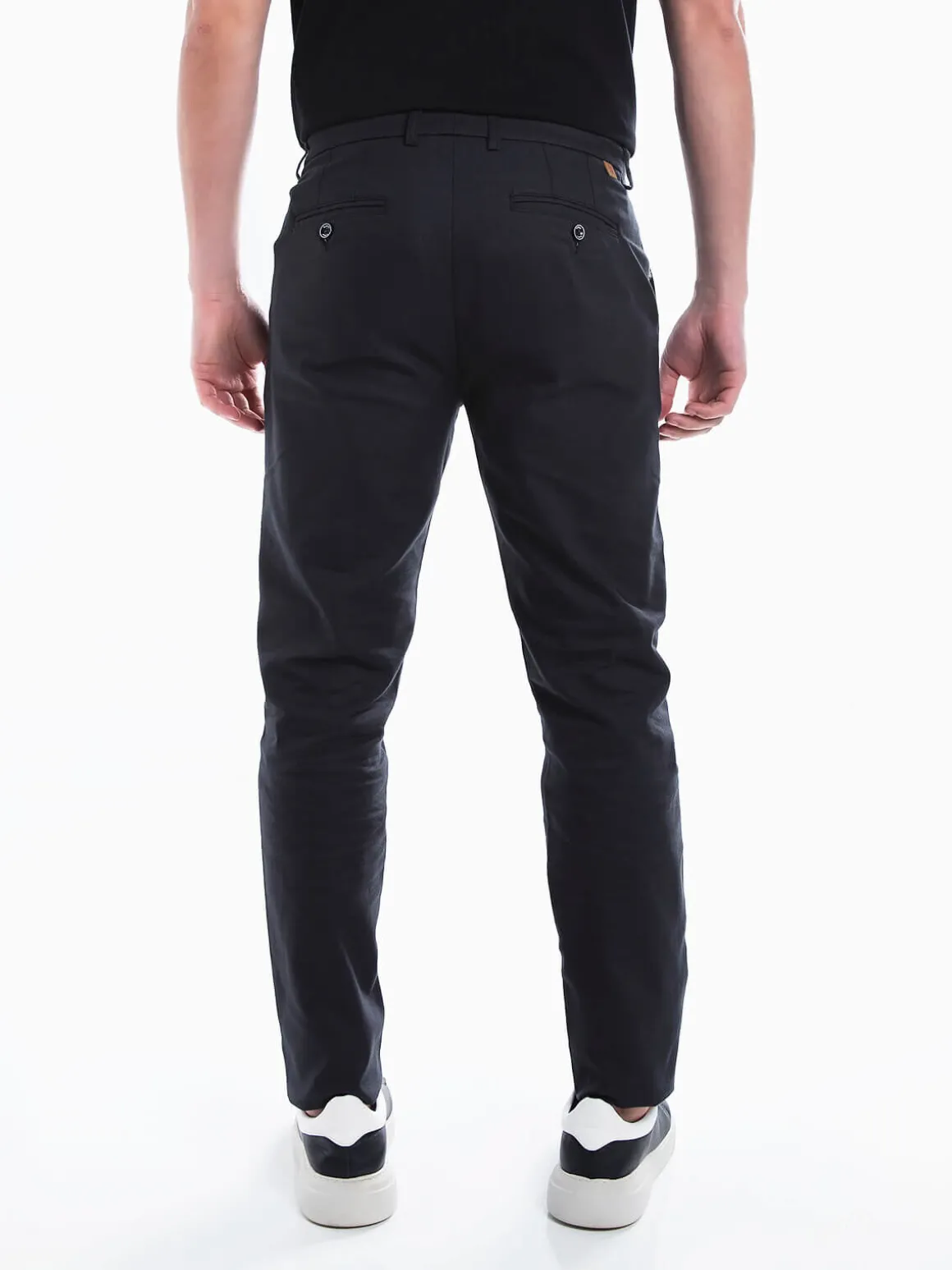 Calças chino pretas