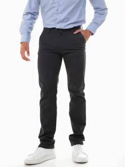 Calças chino slim fit em cinza escuro