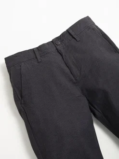 Calças chino slim fit em cinza escuro