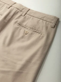 Calças clássicas slim fit texturizadas