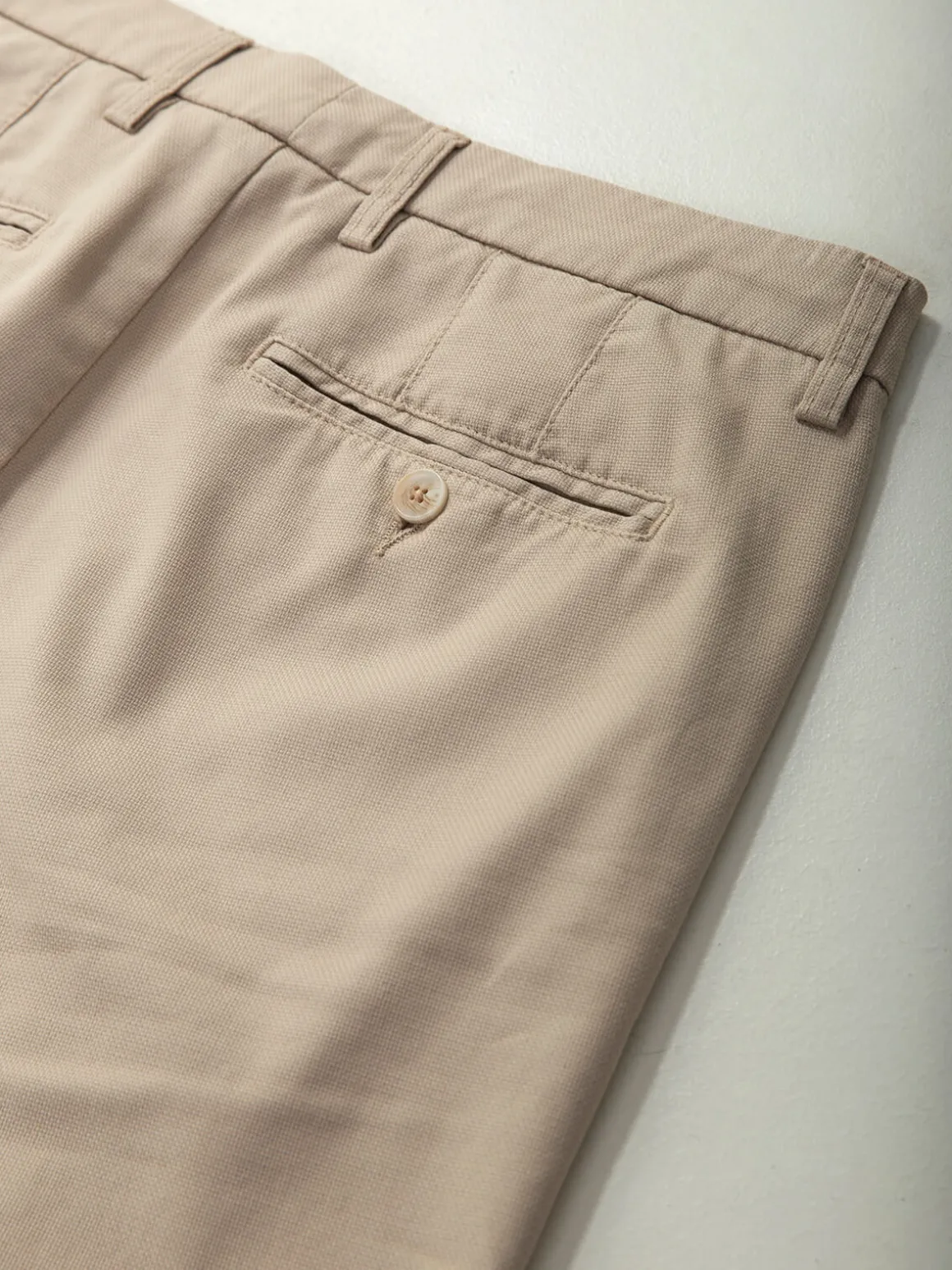 Calças clássicas slim fit texturizadas