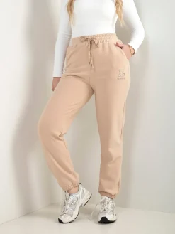 Calças com bordado urso