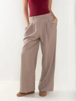 Calças de alfaiataria wide leg