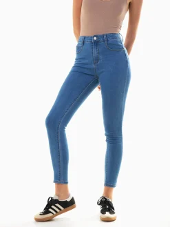 Calças de ganga skinny push-up