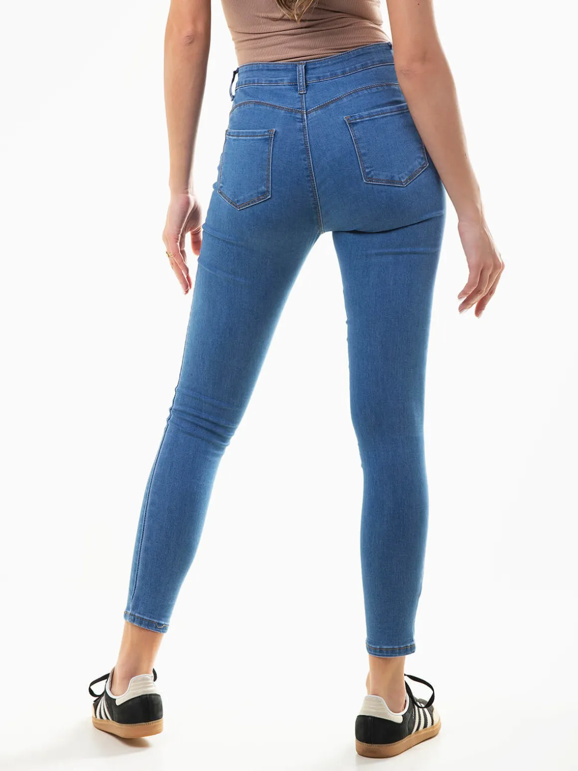 Calças de ganga skinny push-up