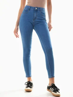 Calças de ganga skinny push-up