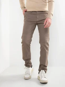 Calças de sarja slim fit