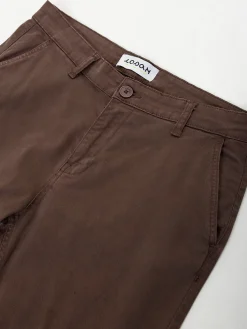 Calças de sarja slim fit