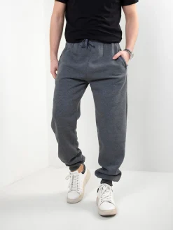 Calças fato treino com interior cardado