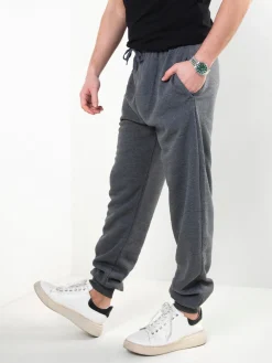 Calças fato treino com interior cardado