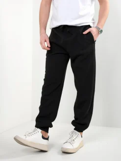 Calças fato treino com interior cardado