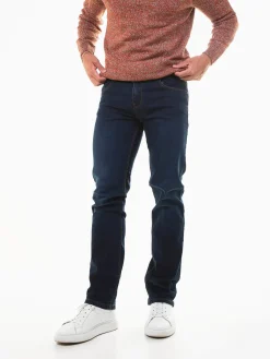 Calças ganga azuis slim fit