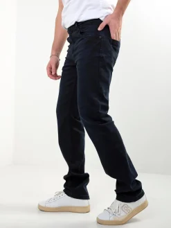 Calças ganga regular fit azul escuro