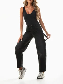 Calças ganga skater pretas