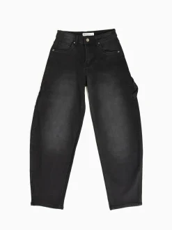 Calças ganga skater pretas