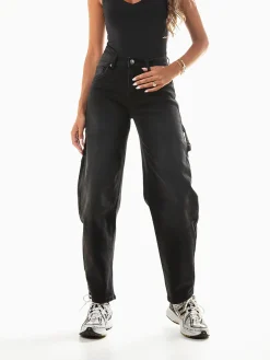 Calças ganga skater pretas