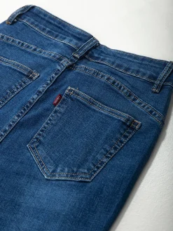 Calças ganga skinny fit azul escuro