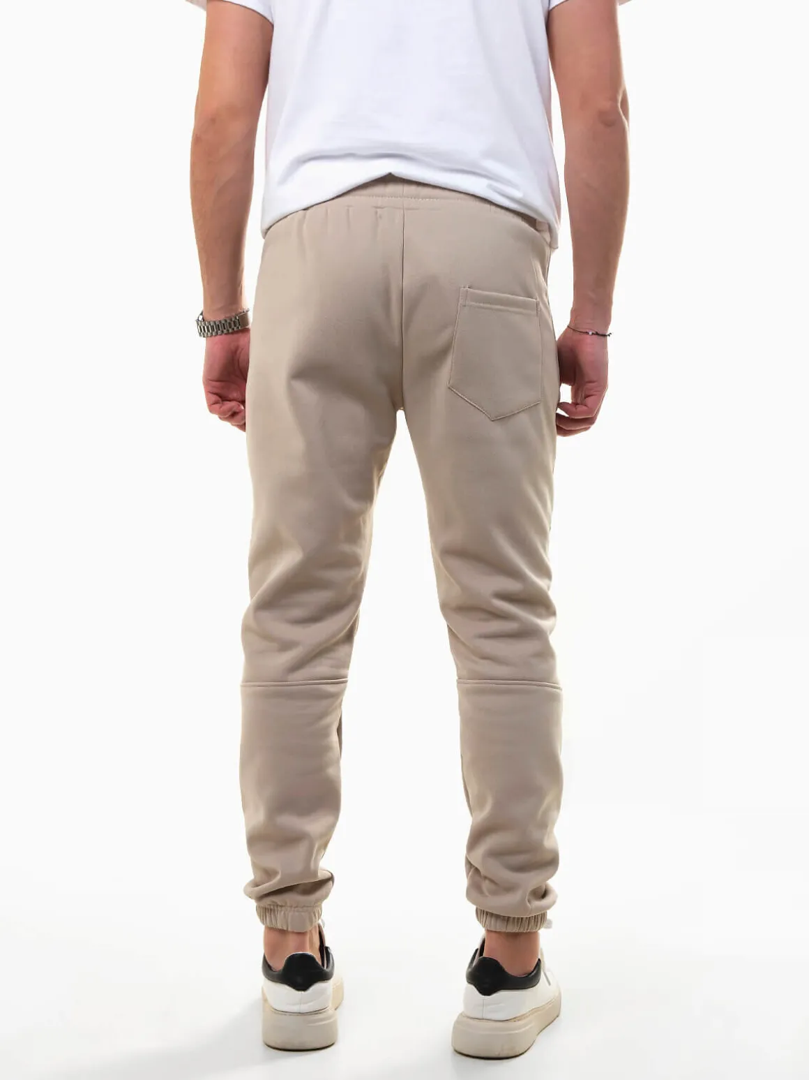 Calças jogger acetato com interior cardado