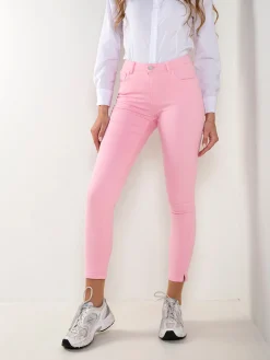 Calças justas ganga cintura alta