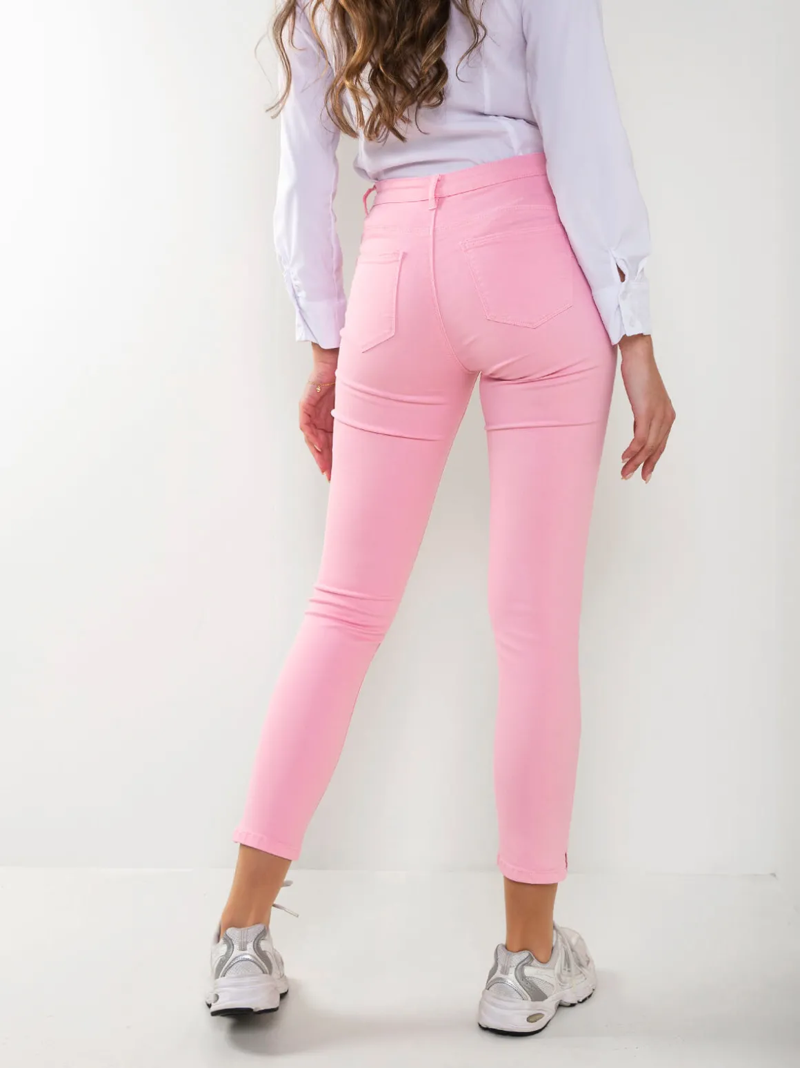 Calças justas ganga cintura alta