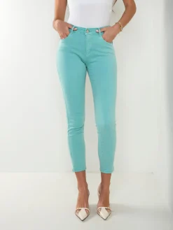 Calças justas ganga cintura alta