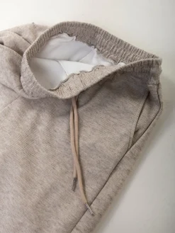 Calças malha nervuras interior polar