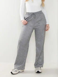 Calças malha nervuras interior polar