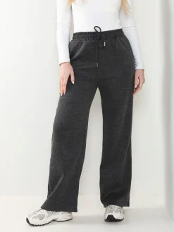 Calças malha nervuras interior polar