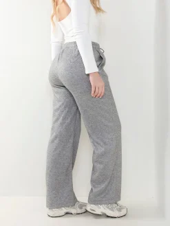 Calças malha nervuras interior polar