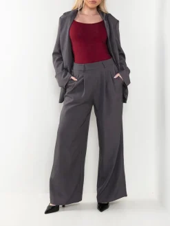 Calças palazzo de alfaiataria