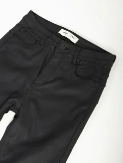 Calças pretas efeito pele push-up