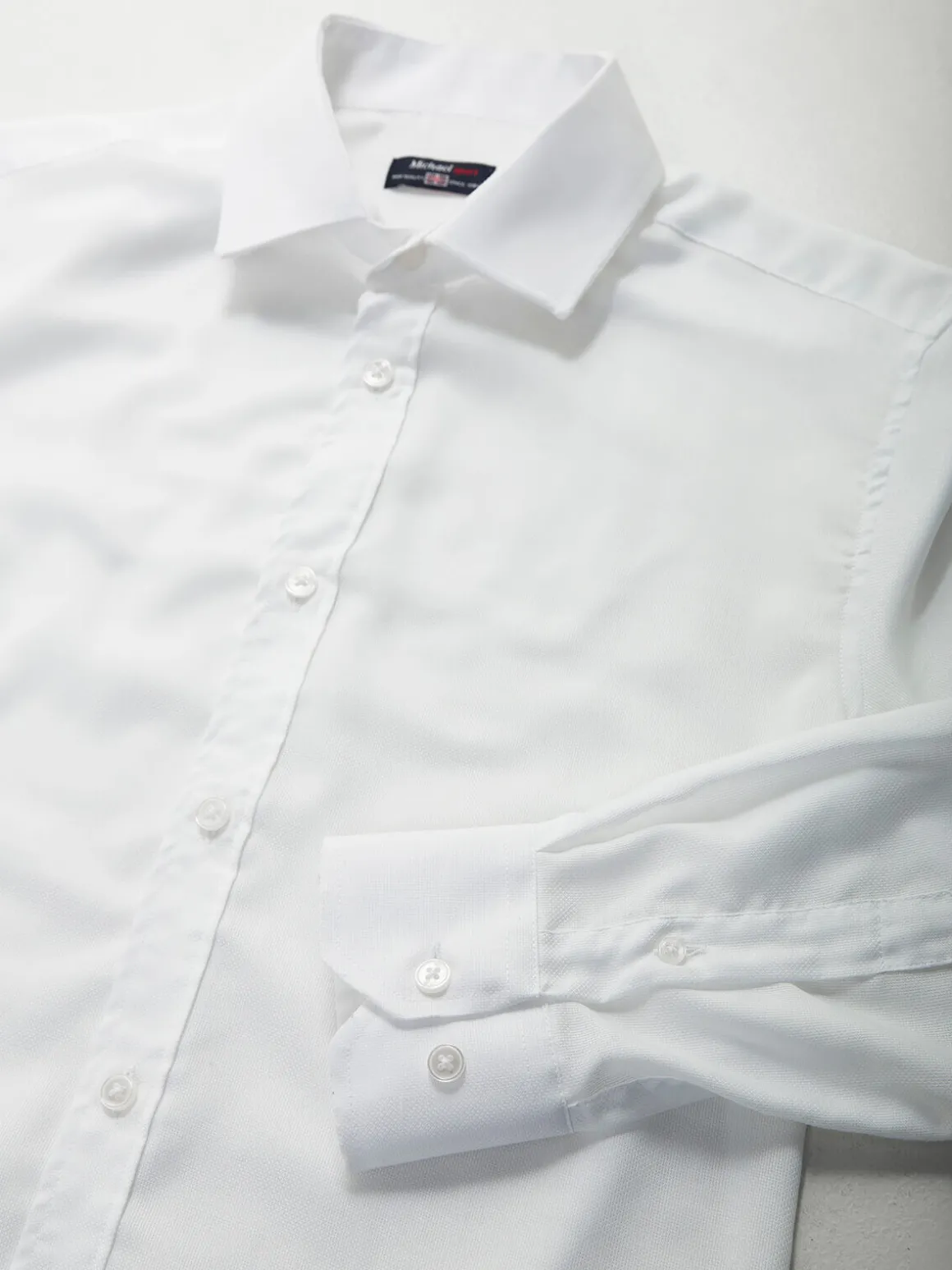 Camisa branca com textura