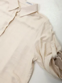 Camisa comprida manga 3/4